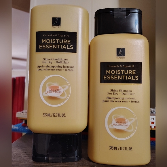 Avon Elastine Moisture Essentials Shine Shampoo and Conditioner Set - Picture 1 of 2